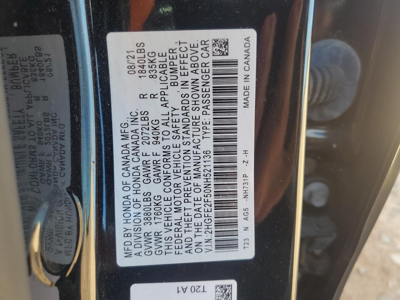 Honda Civic Sport