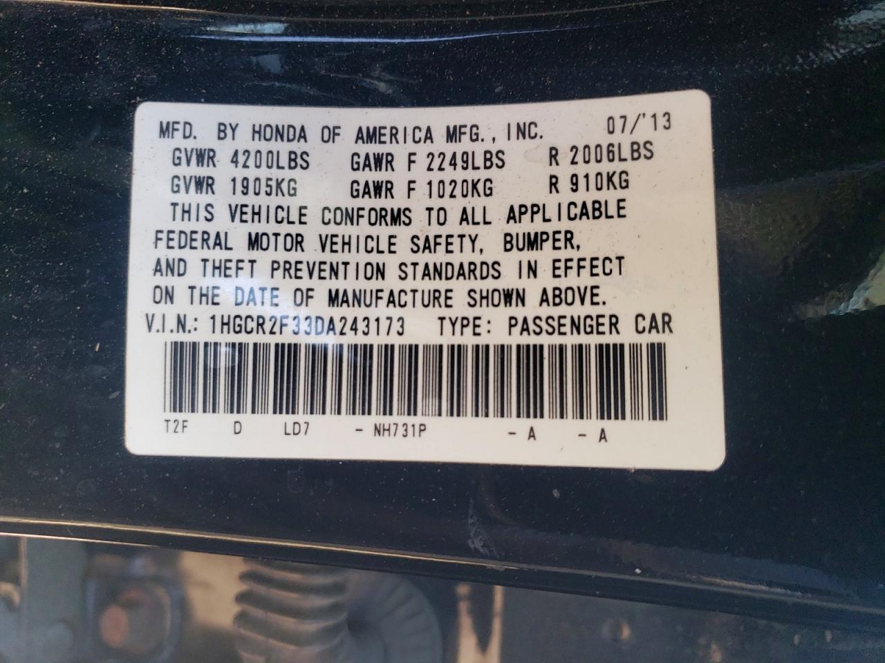 Honda Accord Lx