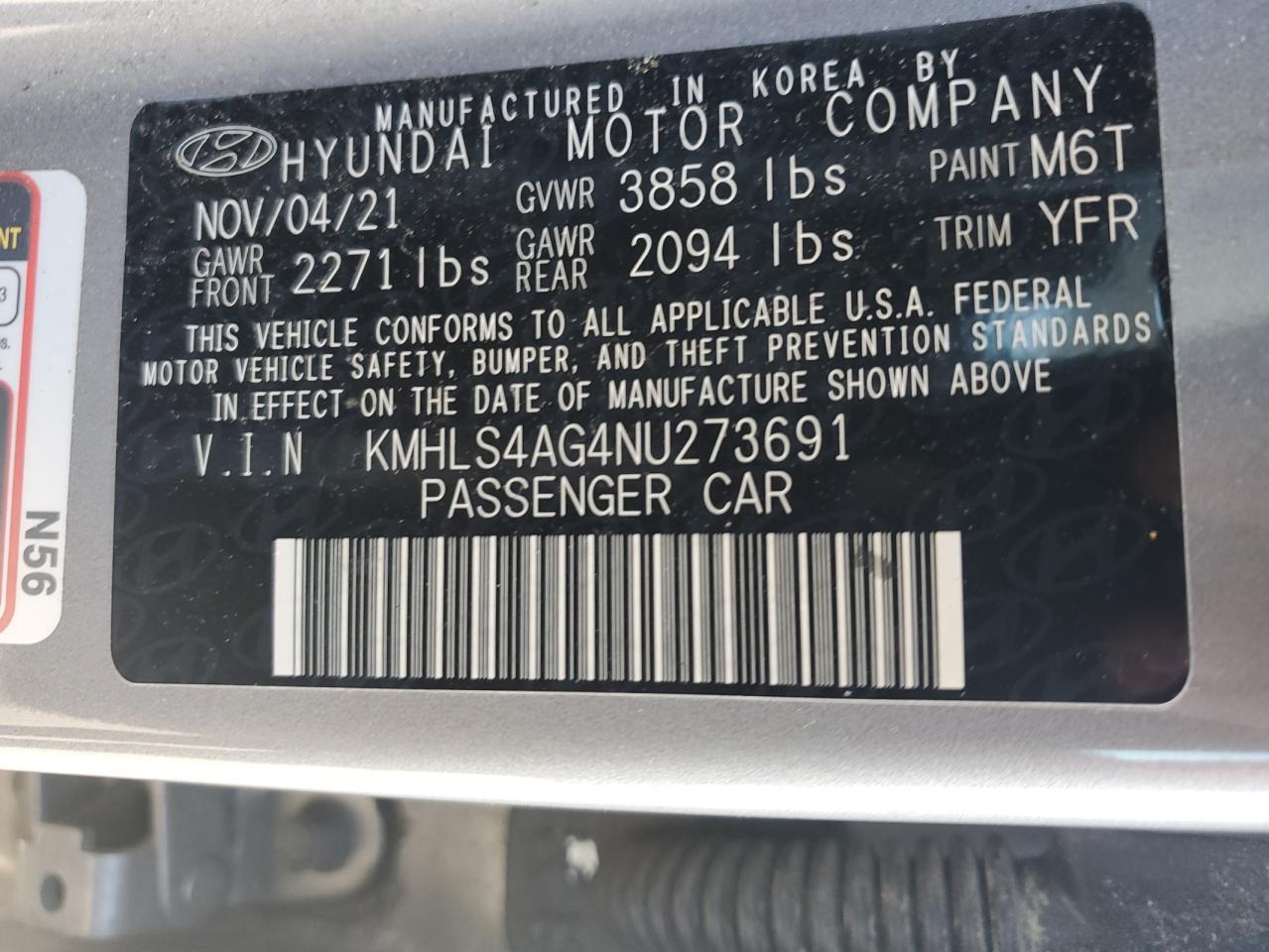 Hyundai ELANTRA Sel