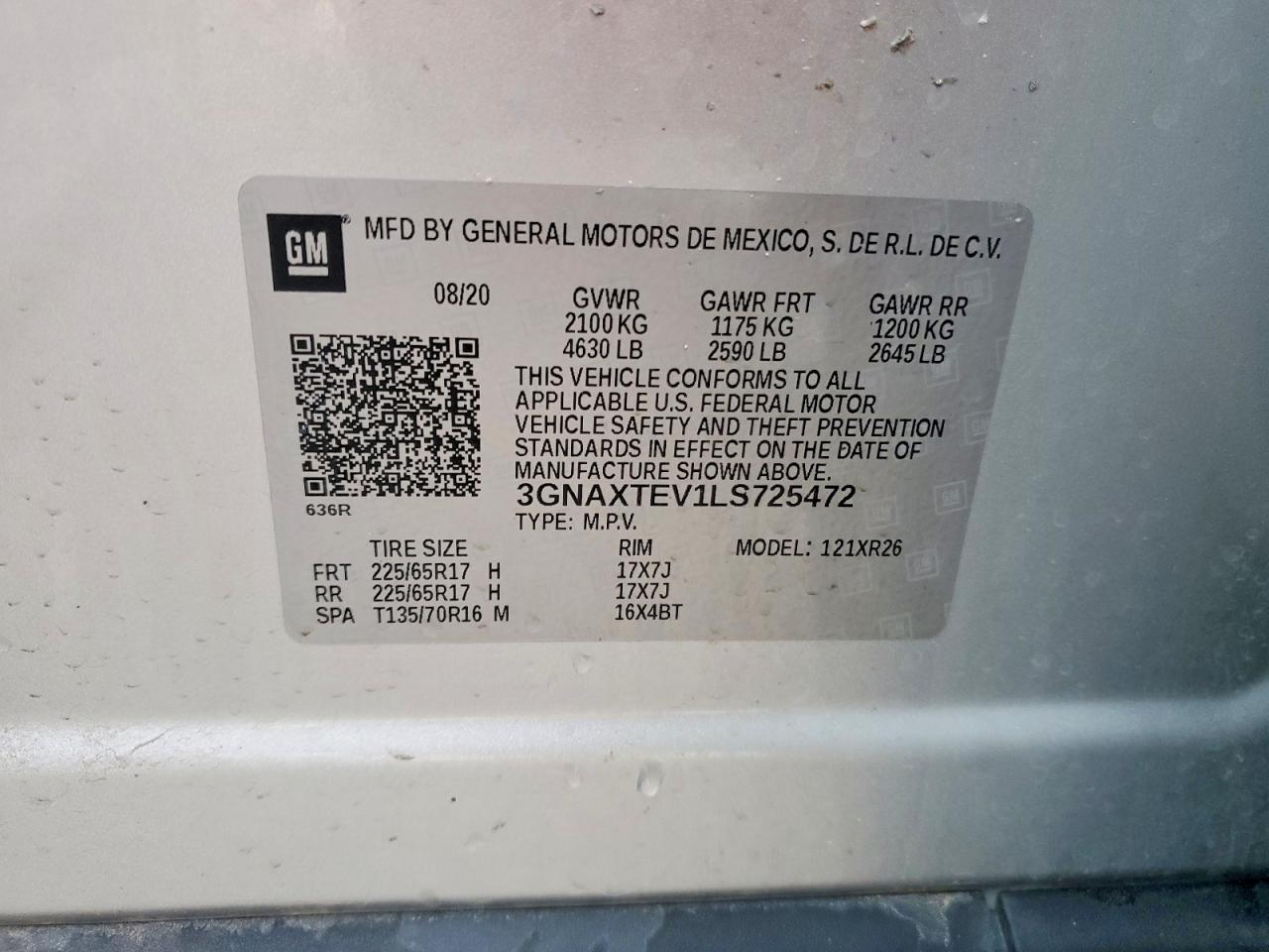 Chevrolet Equinox Lt