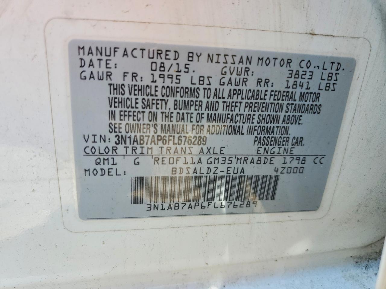 Nissan Sentra Sv