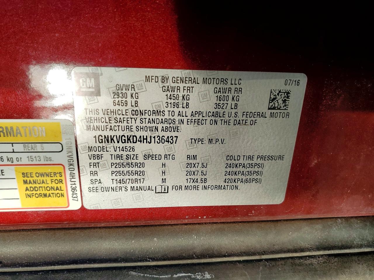 Chevrolet Traverse Lt