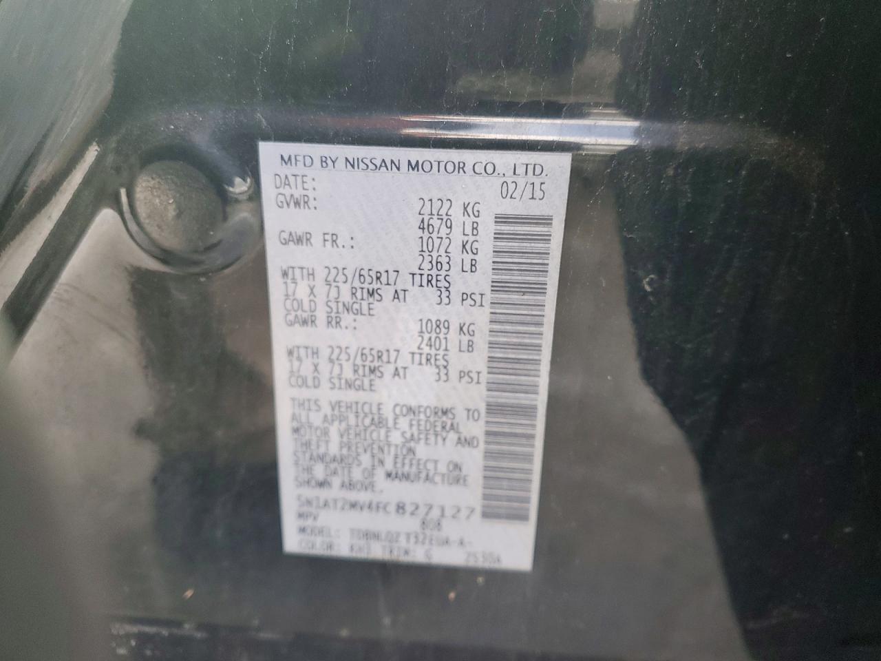 Nissan Rogue Sv
