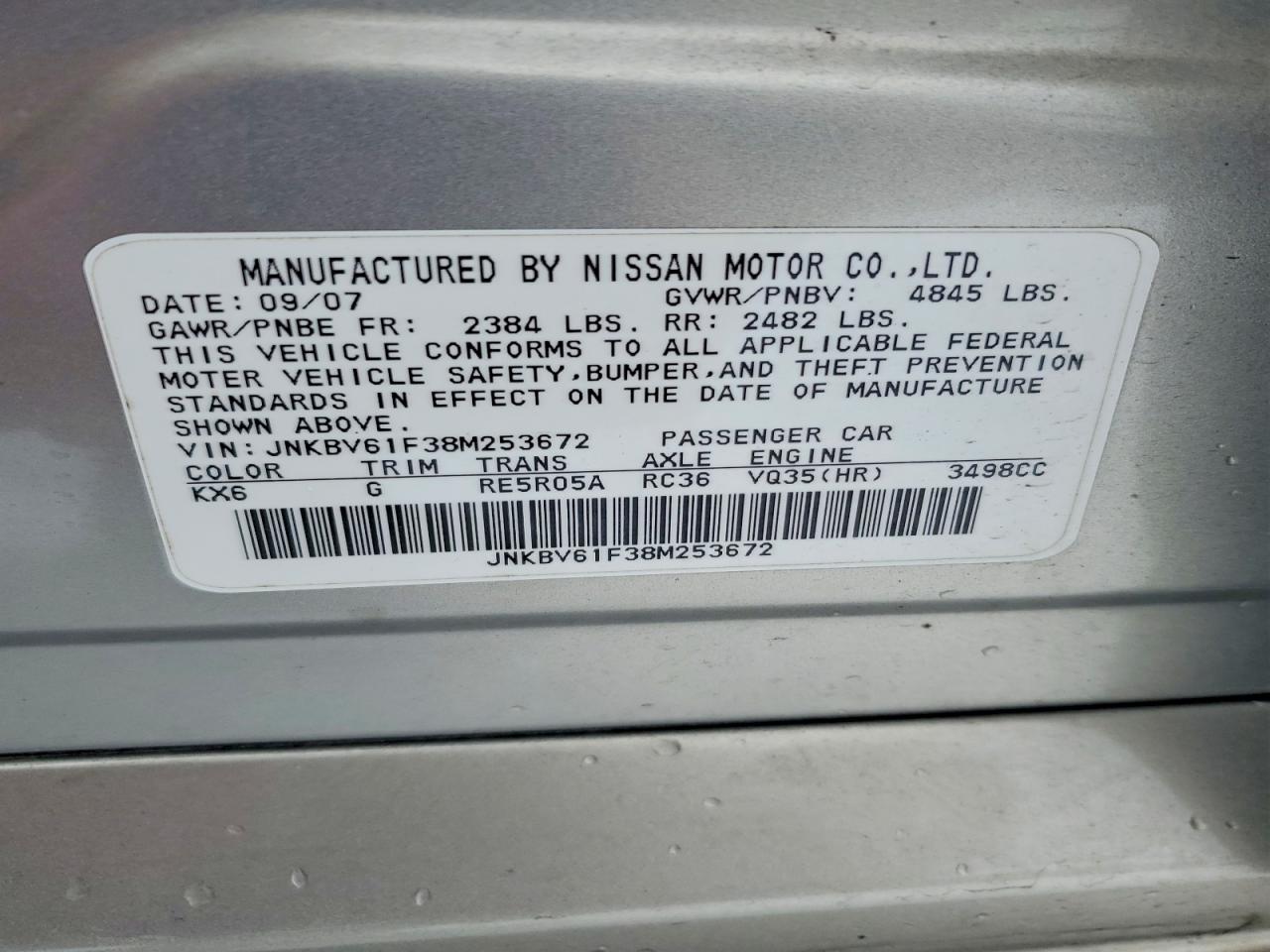 INFINITI G35