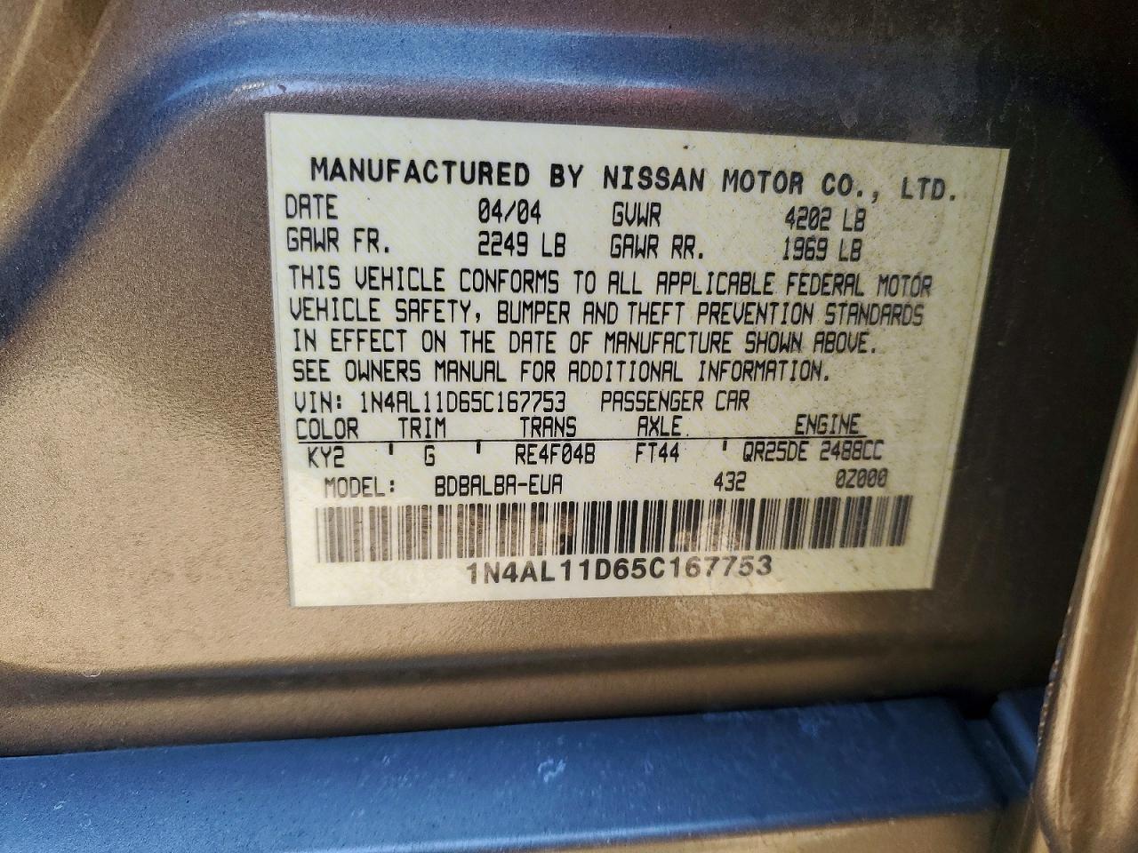 Nissan Altima S