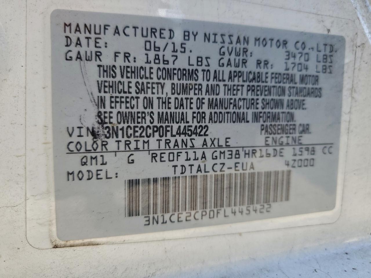 Nissan Versa S