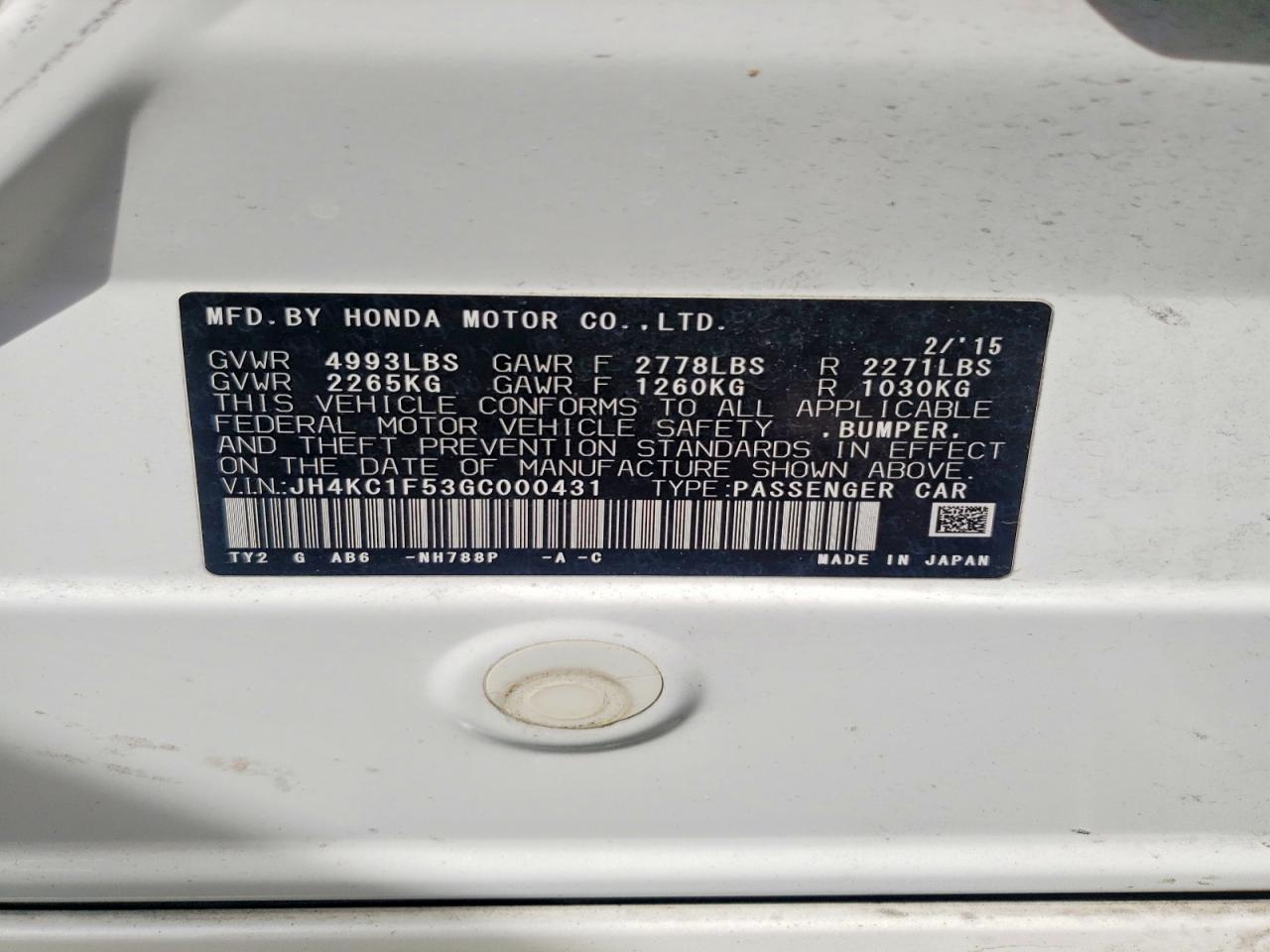 Acura RLX Tech