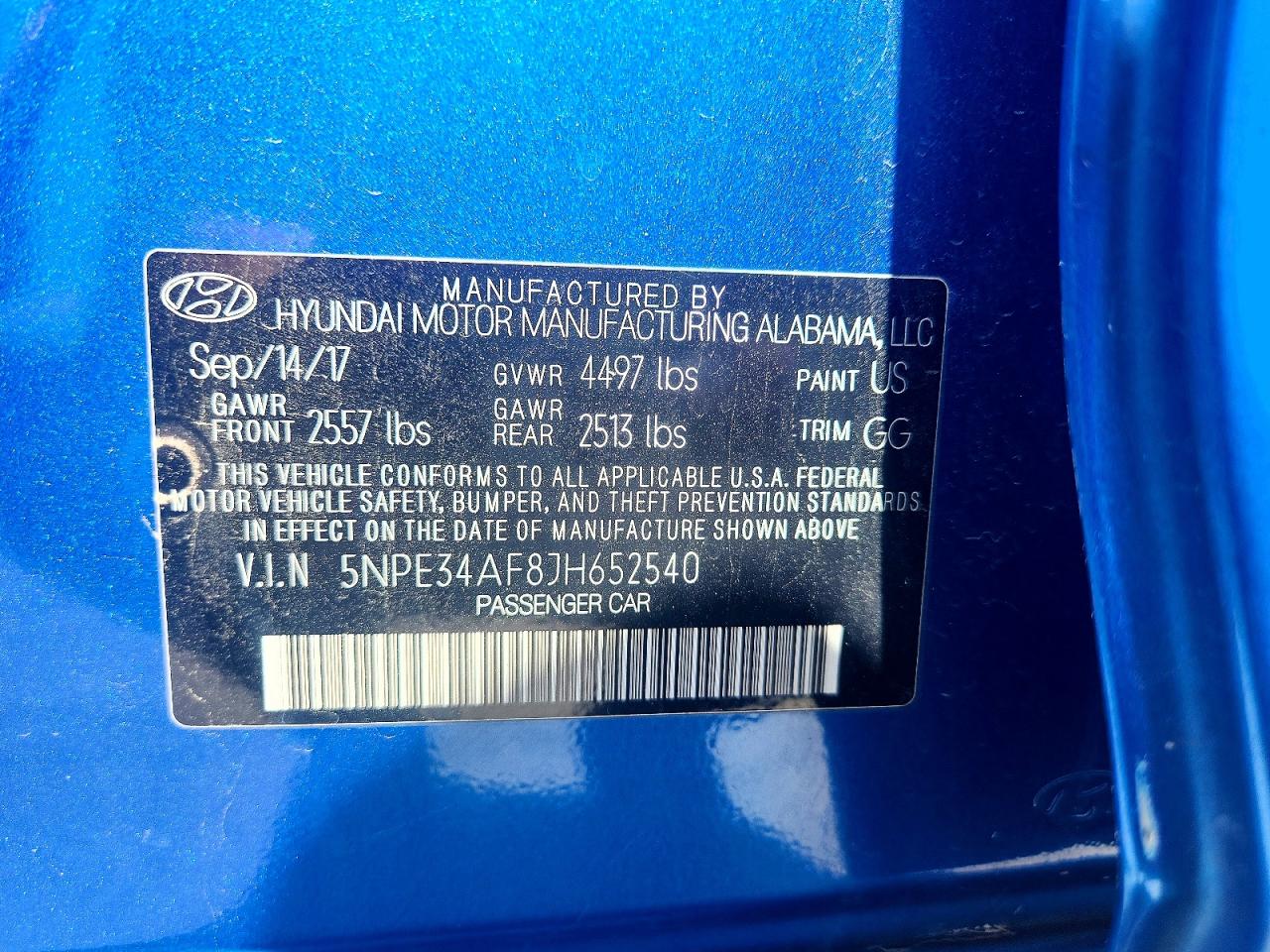 Hyundai SONATA Sel