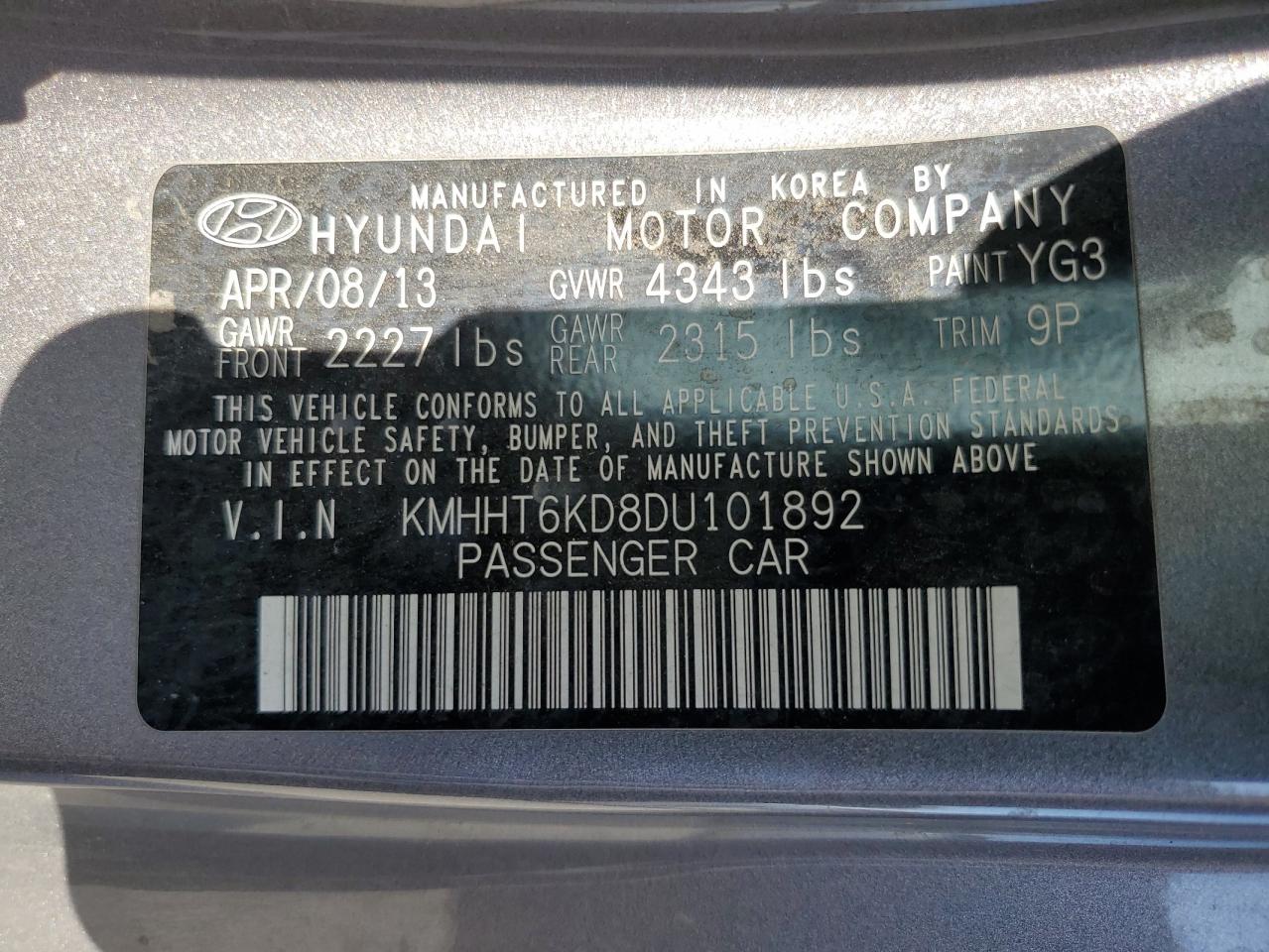 Hyundai Genesis 2.0t