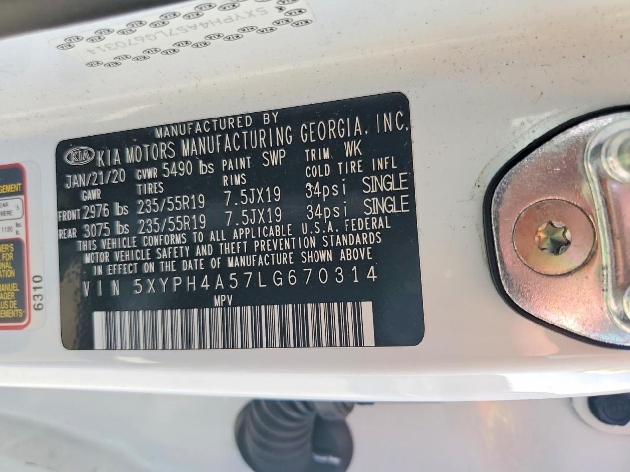 Kia Sorento Ex V6