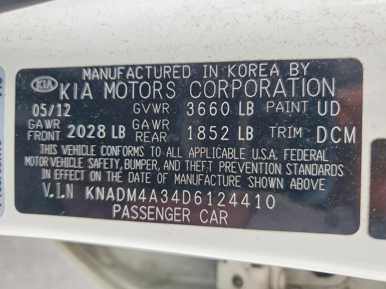 Kia Rio Lx