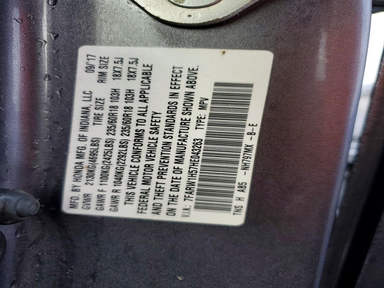 Honda Crv Ex