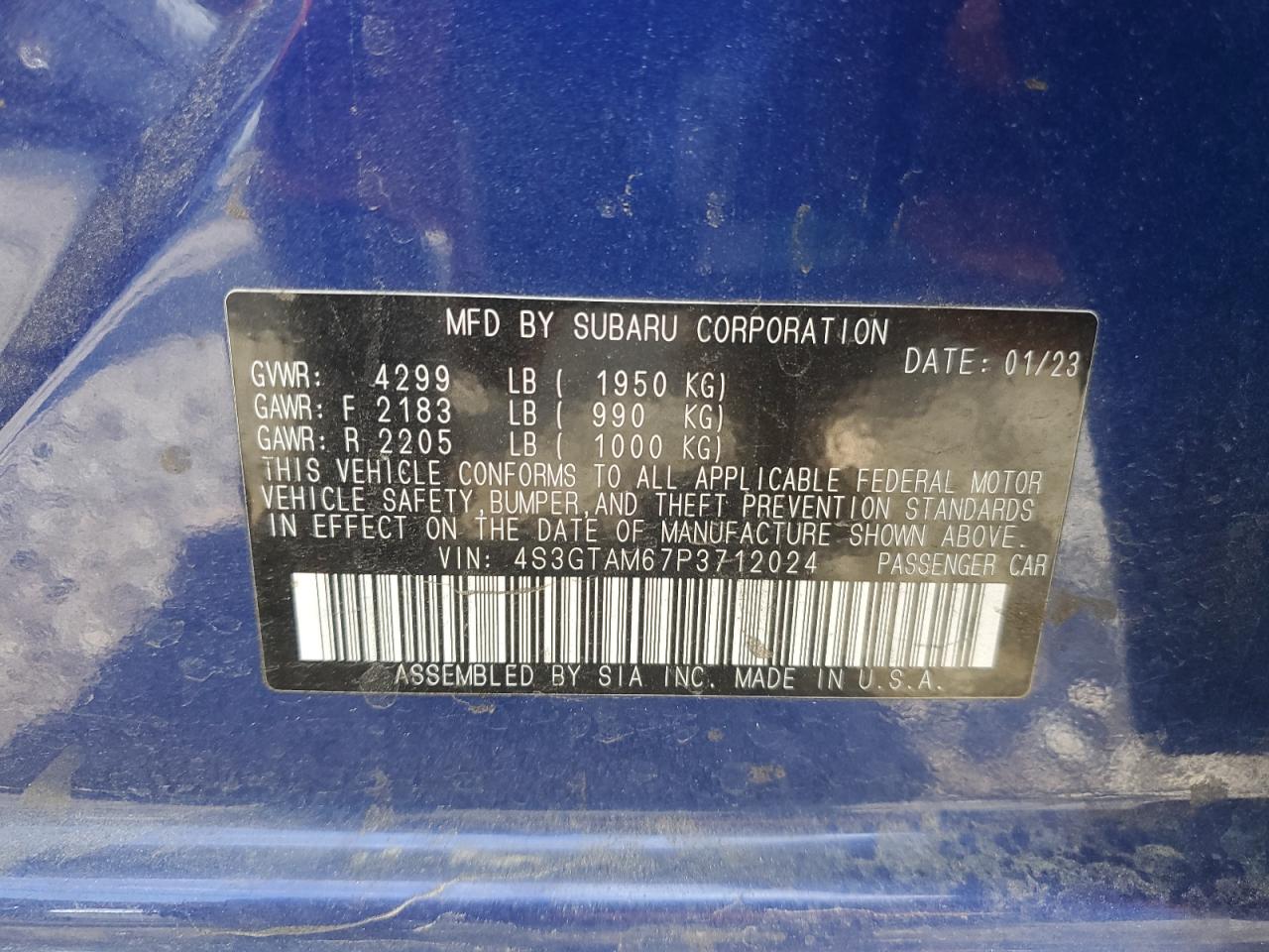 Subaru Impreza Sport