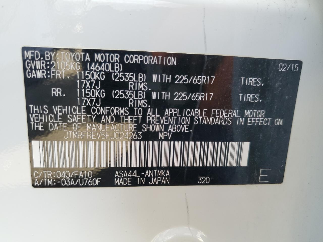 Toyota RAV4 Xle