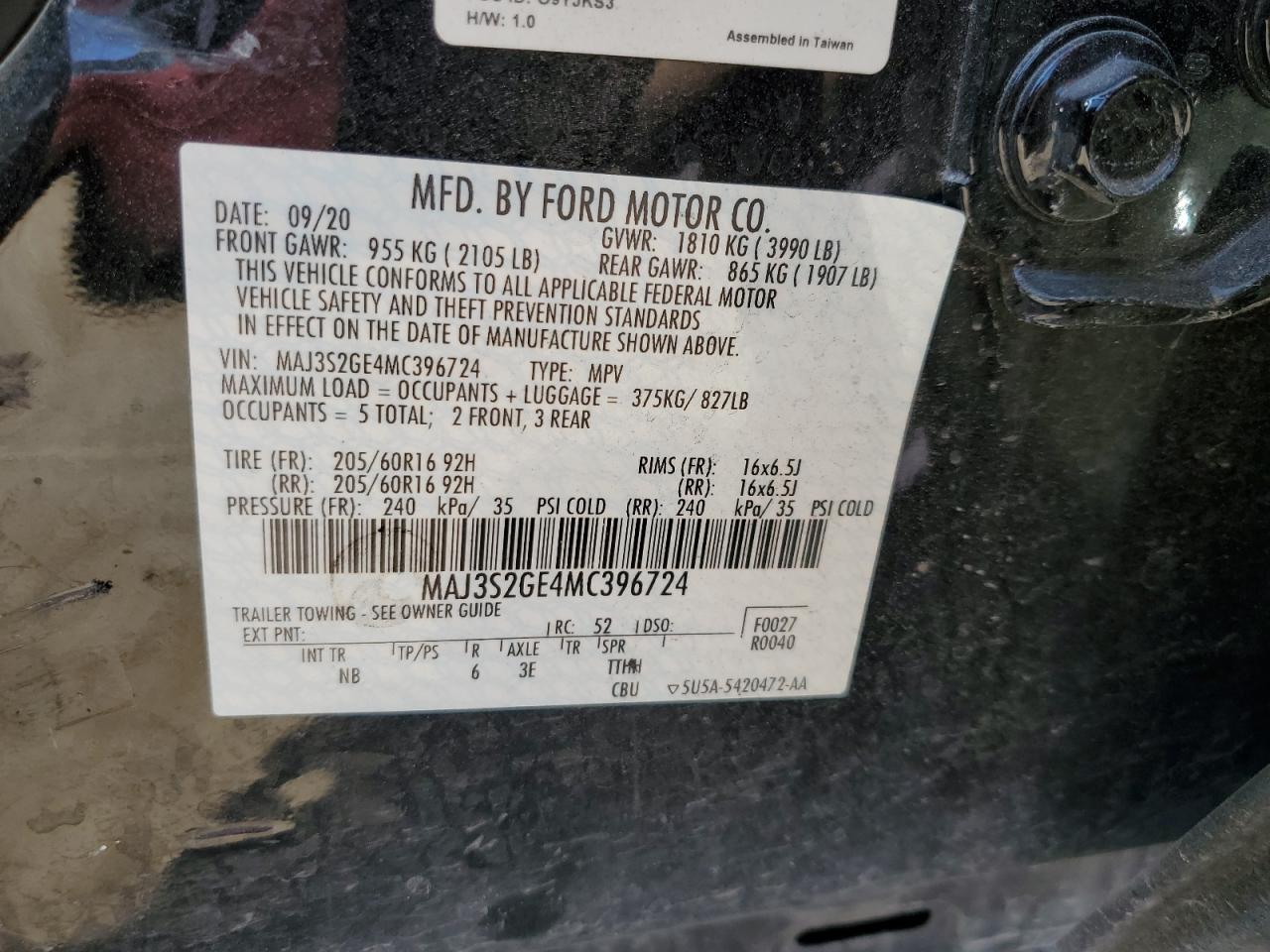 Ford EcoSport Se