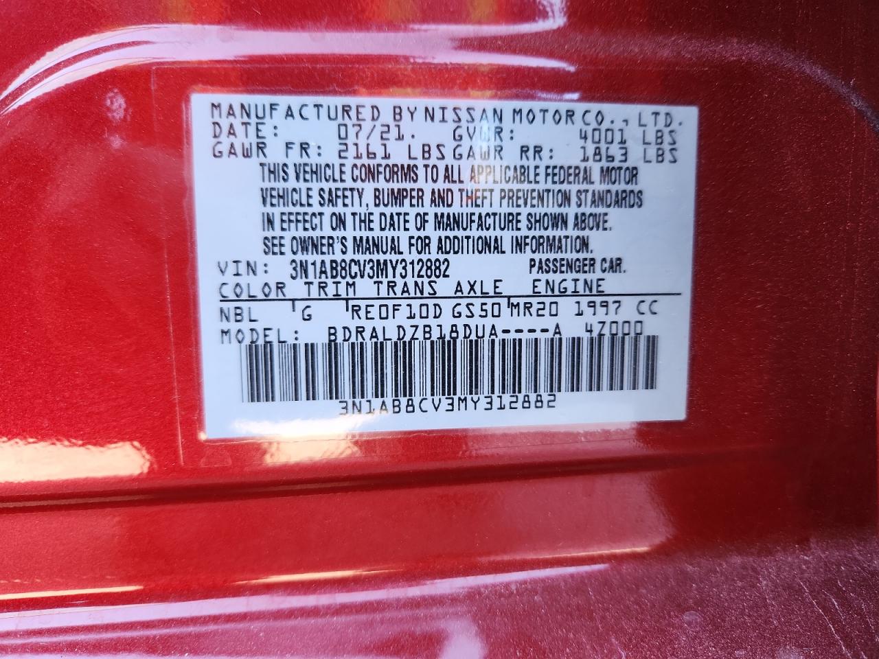 Nissan Sentra Sv