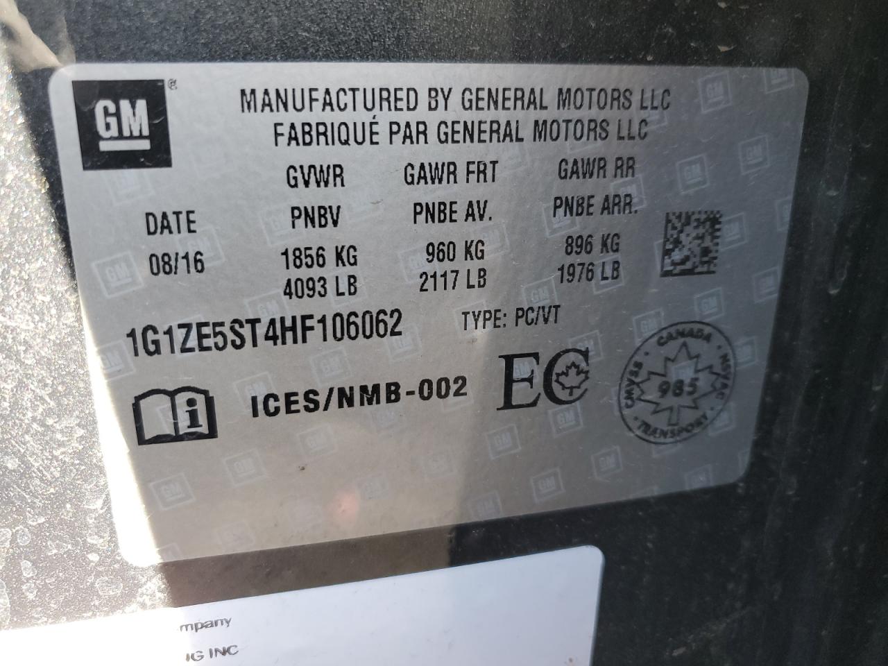 Chevrolet Malibu 1lt