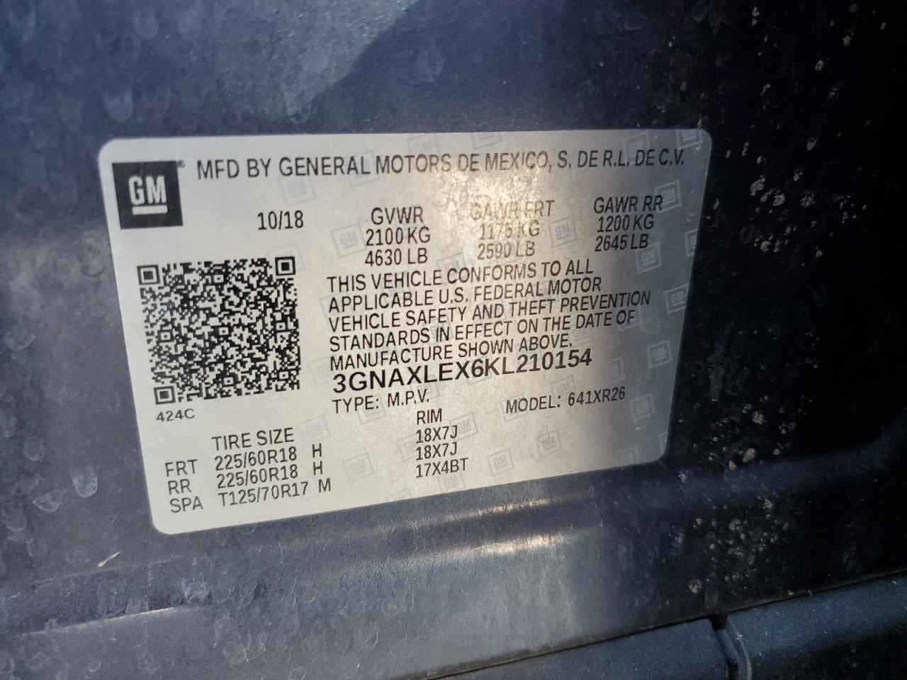 Chevrolet Equinox Lt
