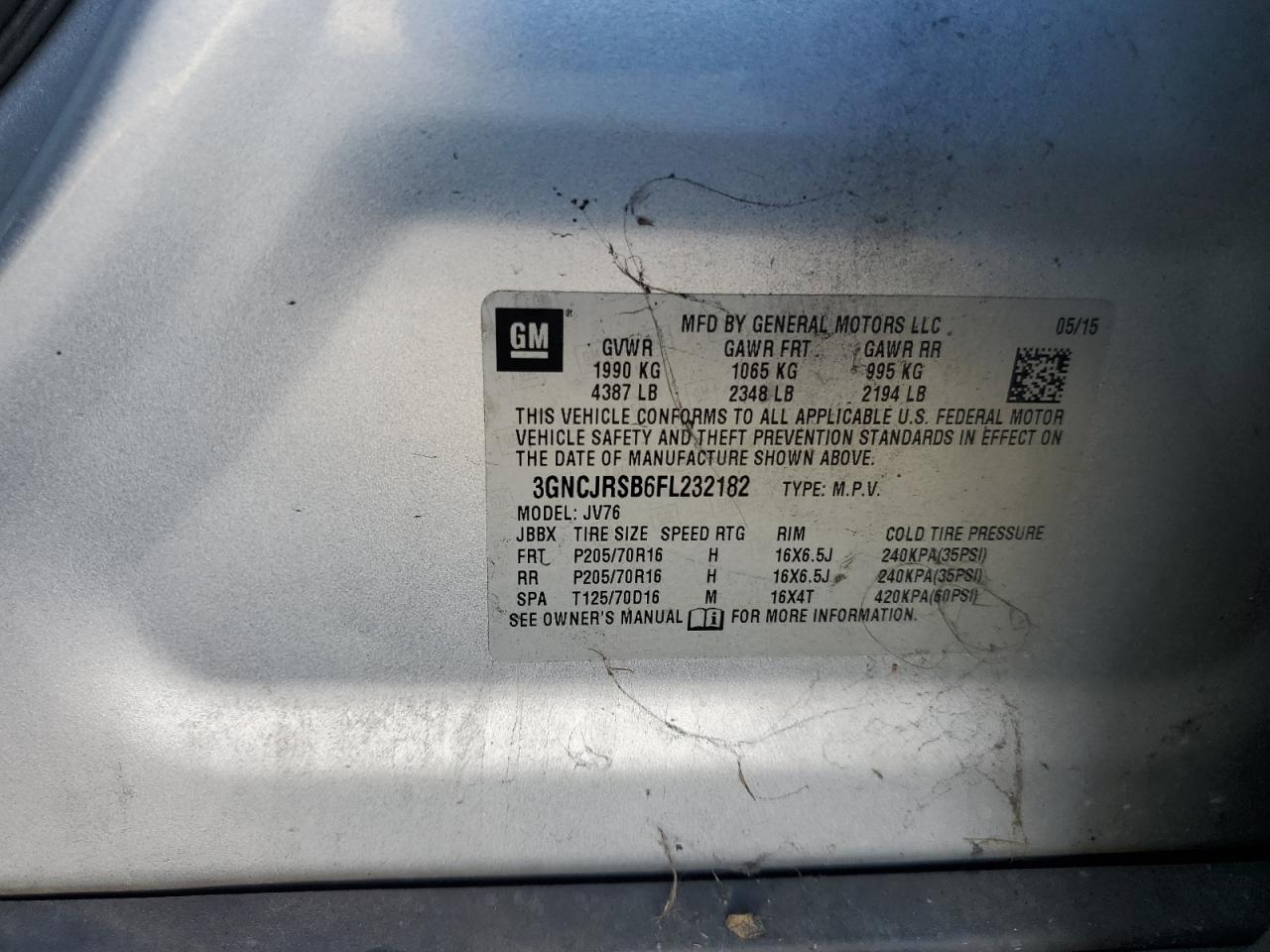 Chevrolet Trax 1lt