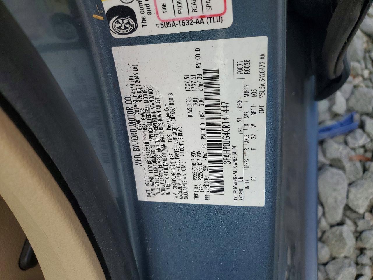 Ford Fusion Sel