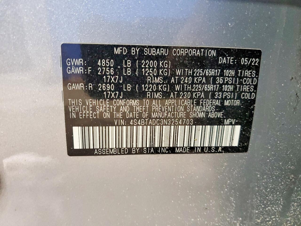 Subaru Outback Premium