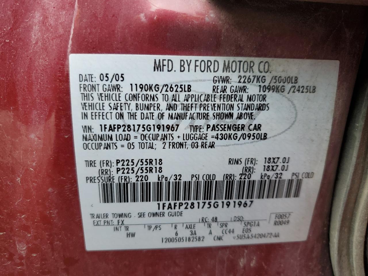 Ford 500 Limited