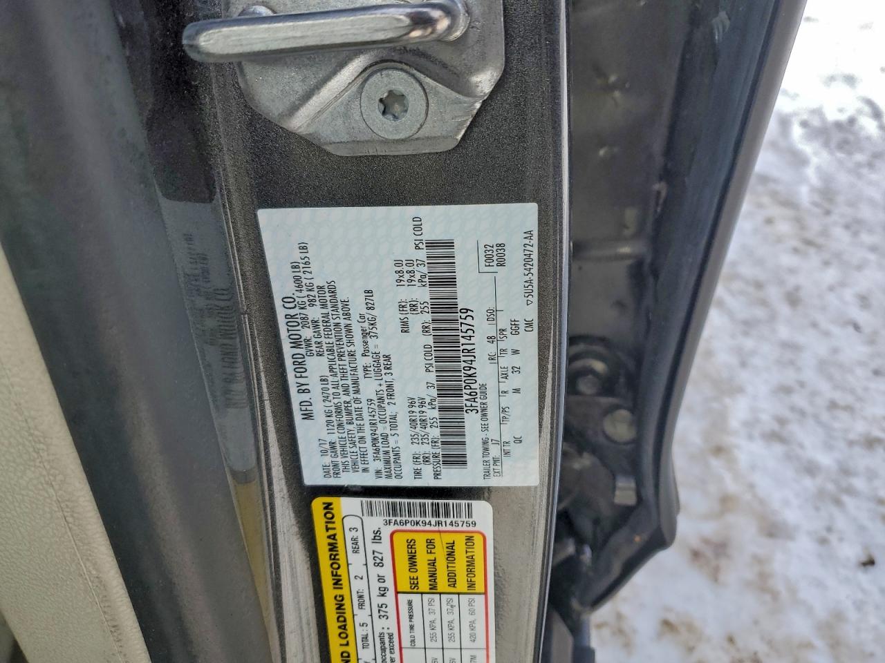 Ford Fusion Titanium/platinum