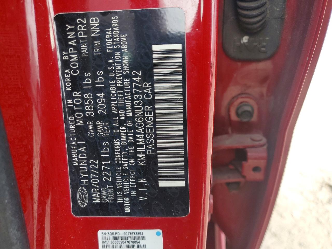 Hyundai ELANTRA Sel