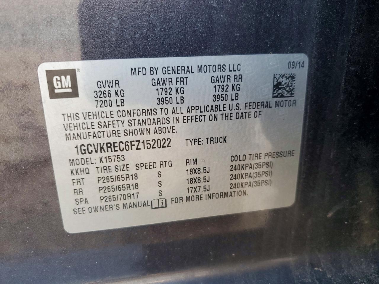 Chevrolet Silverado K1500 Lt