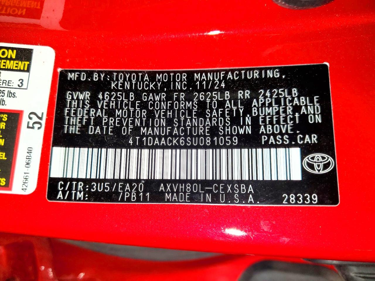 Toyota Camry Xse
