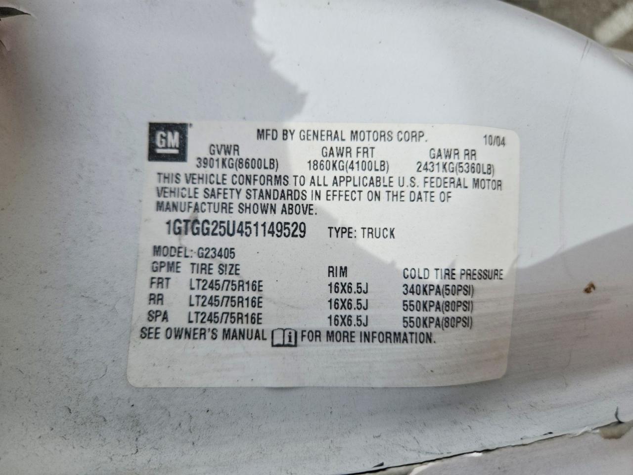 GMC Savana G2500