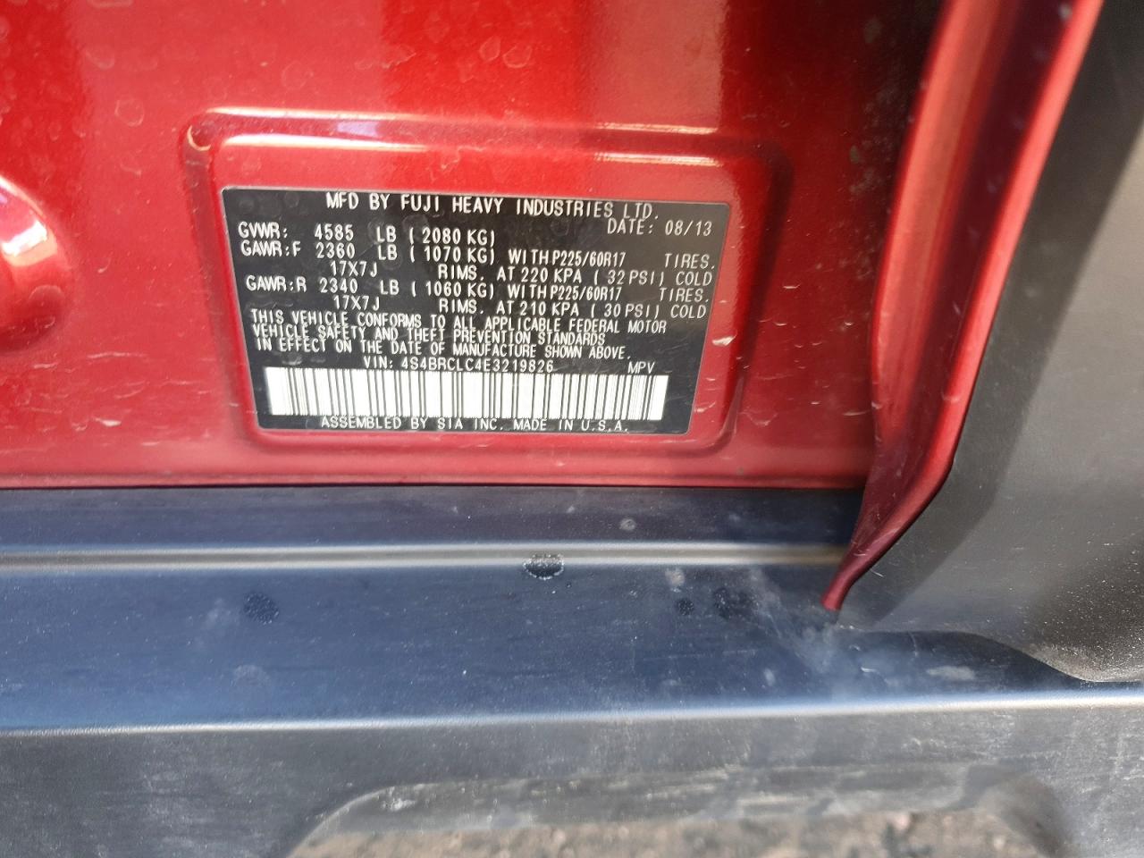 Subaru Outback 2.5i Limited