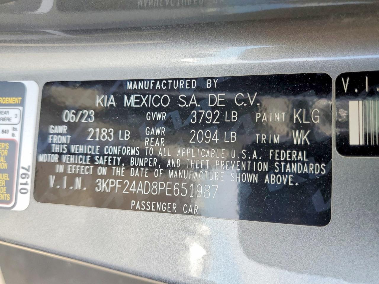 Kia Forte Lxs