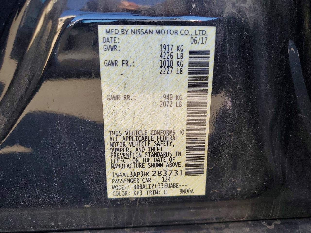 Nissan Altima 2.5 Sv