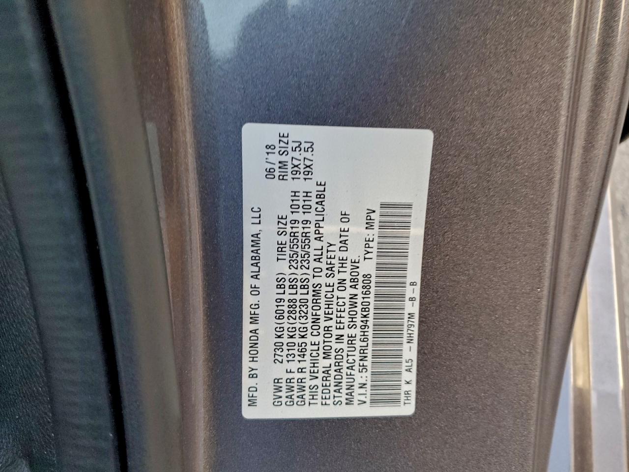 Honda Odyssey Elite