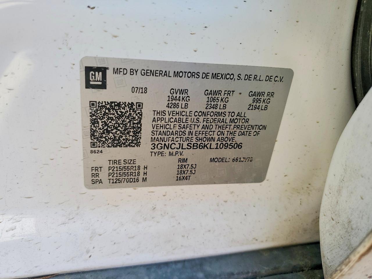Chevrolet Trax 1lt