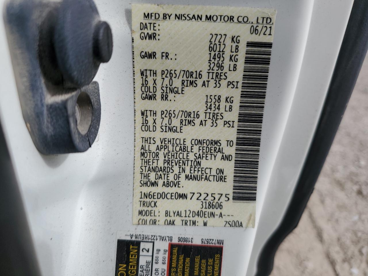 Nissan Frontier S