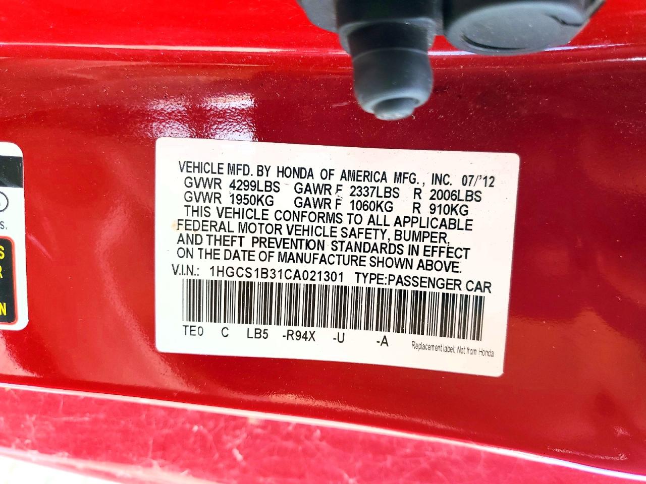 Honda Accord Lx