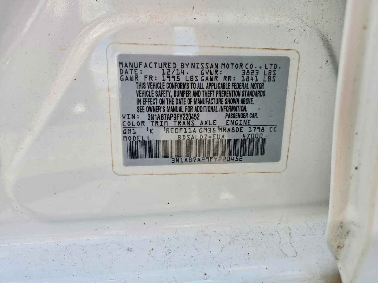Nissan Sentra Sv
