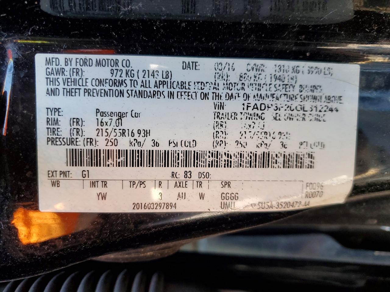 Ford Focus Se