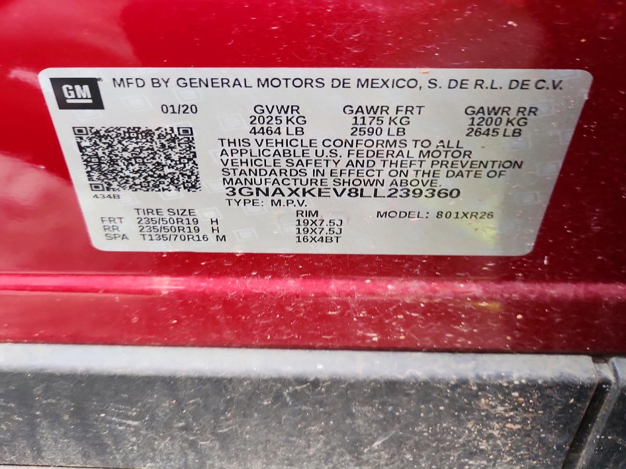Chevrolet Equinox Lt