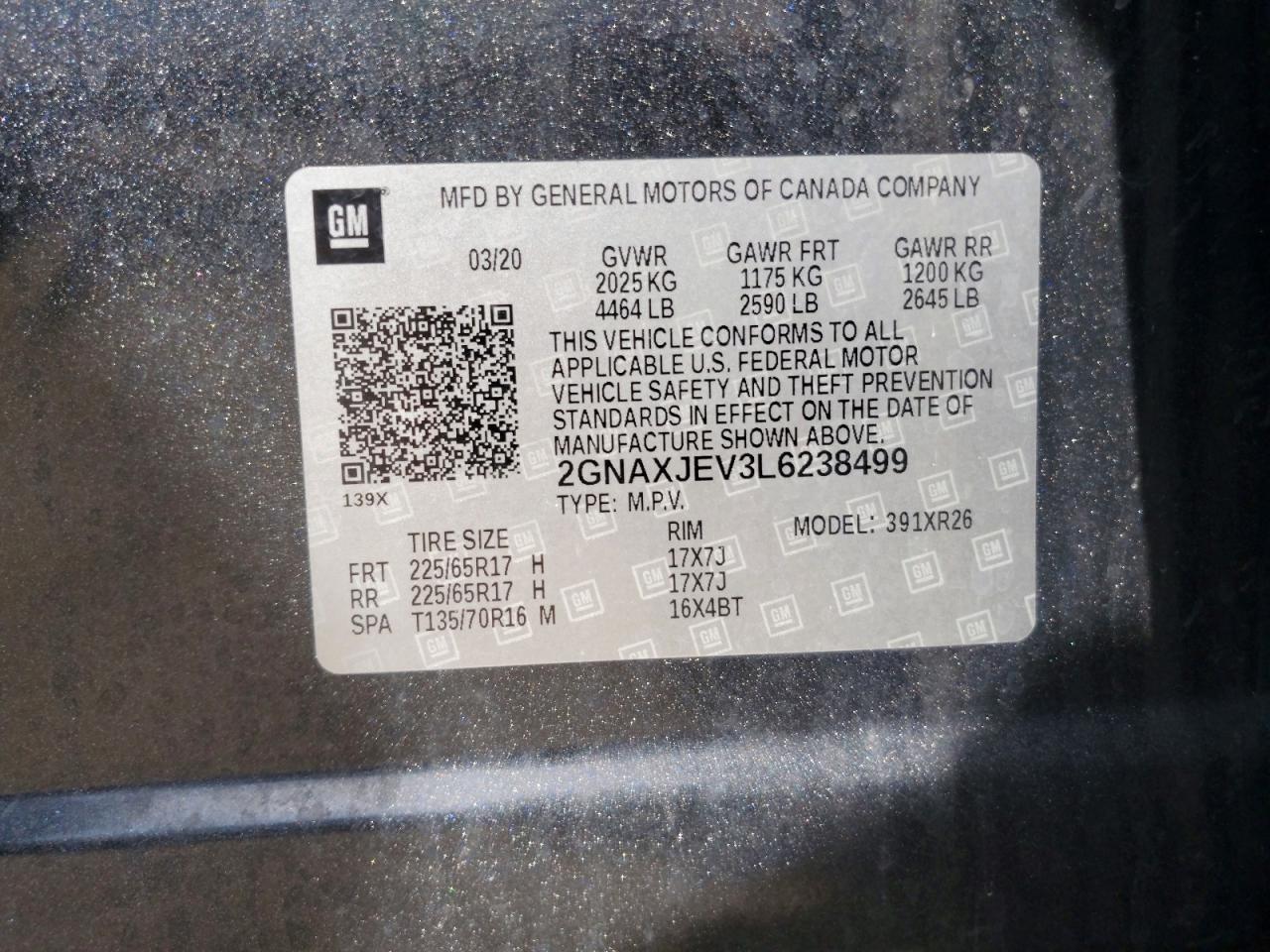 Chevrolet Equinox Lt