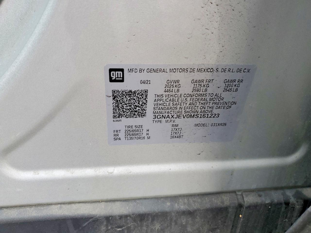 Chevrolet Equinox Lt
