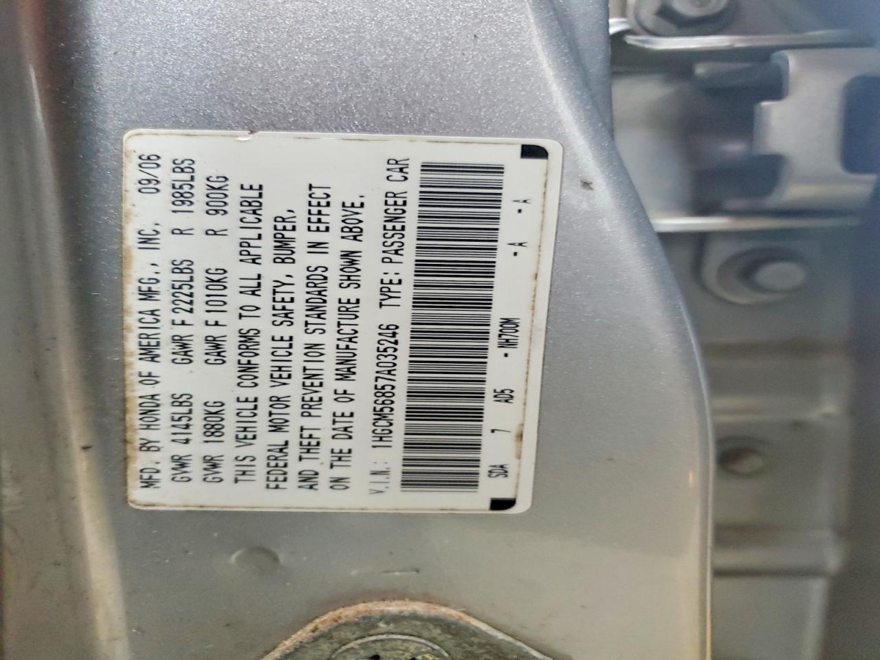 Honda Accord Ex