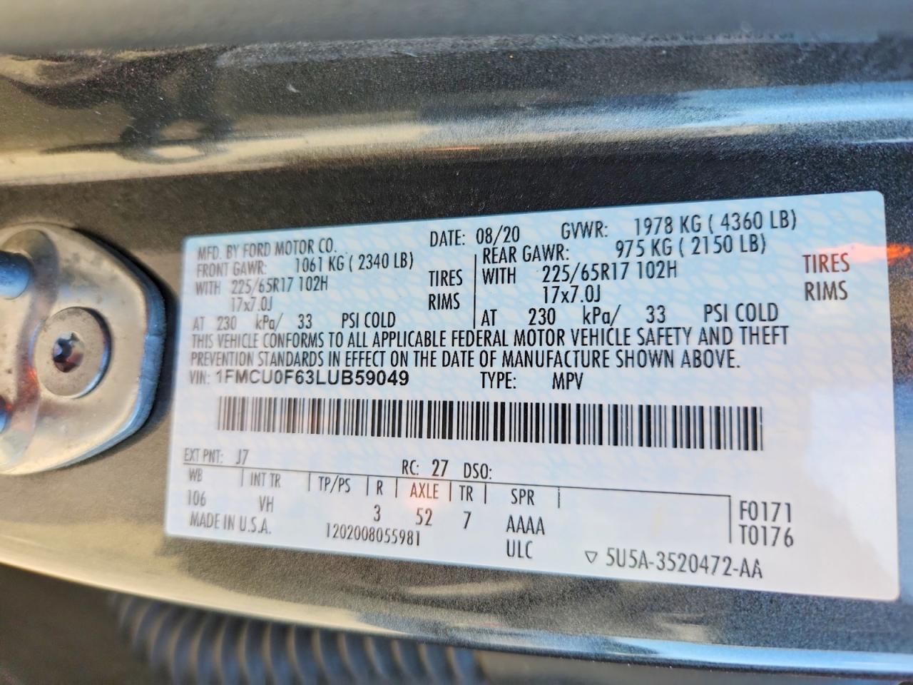 Ford Escape S