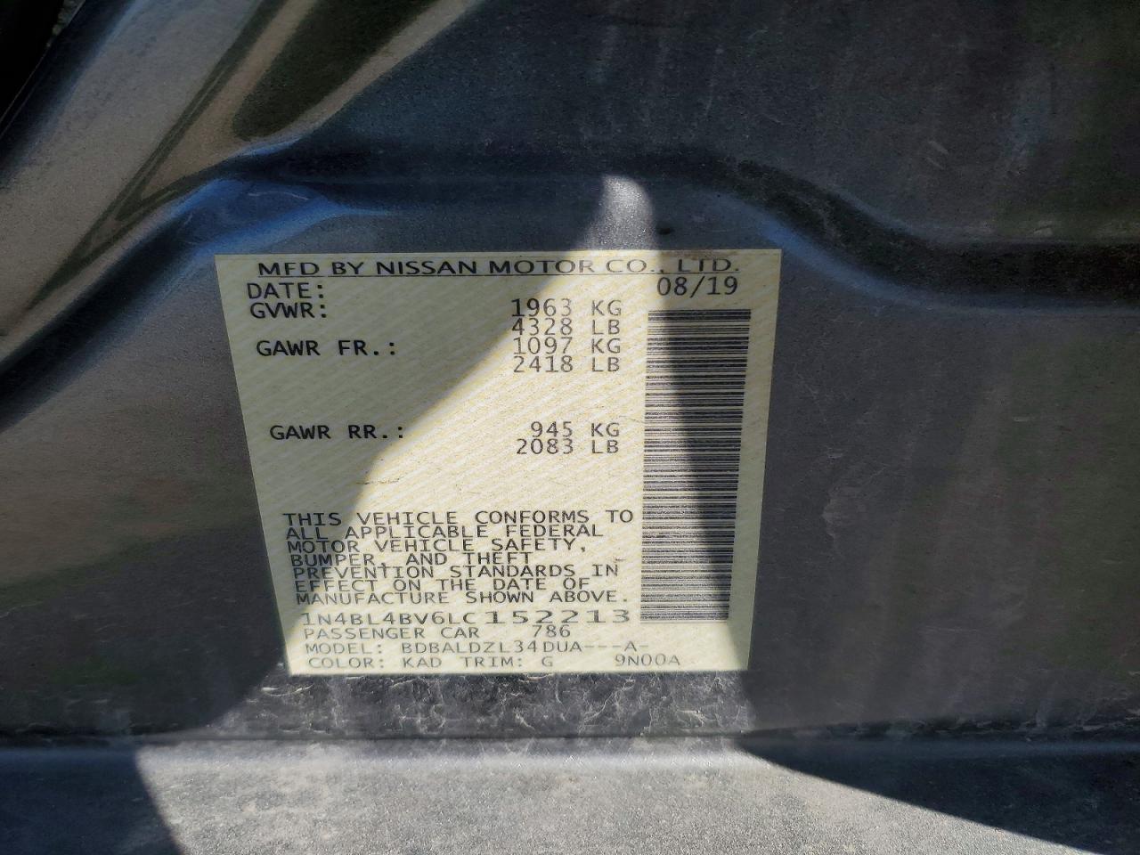 Nissan Altima 2.5 S