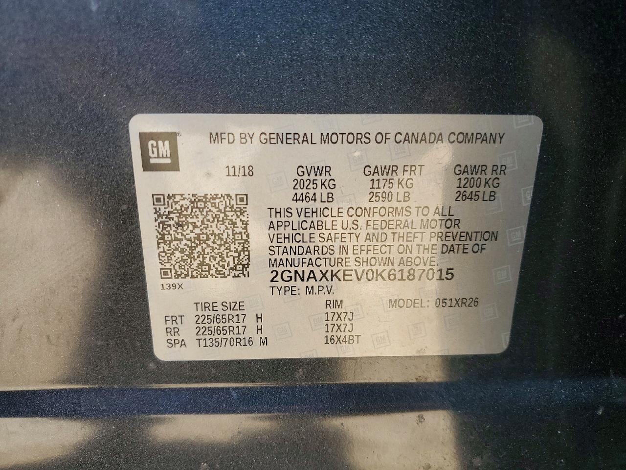 Chevrolet Equinox Lt