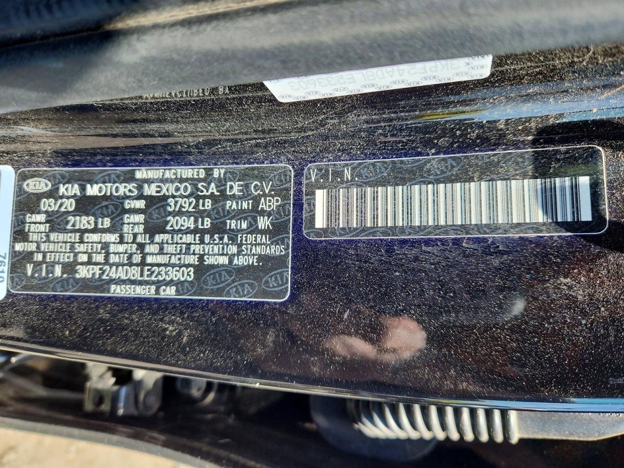 Kia Forte Lxs