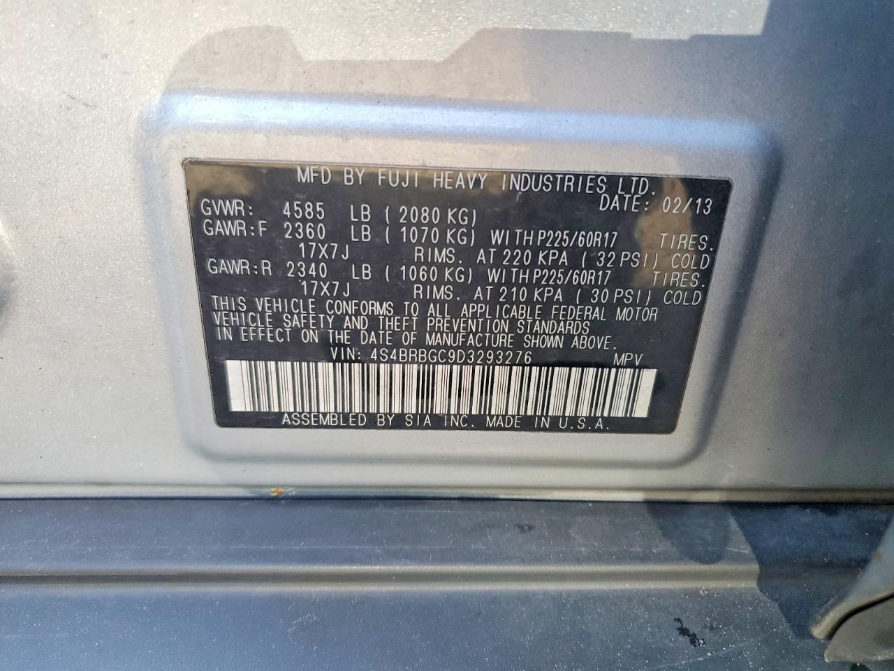 Subaru Outback 2.5i Premium