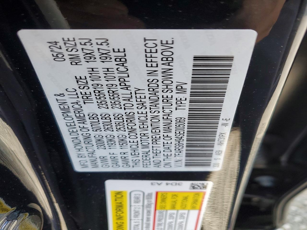 Honda Crv Sport Touring